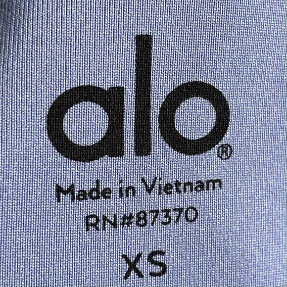 Alo Yoga Alosoft Lavish Bra Periwinkle Heather Size XS - Picture 3 of 7